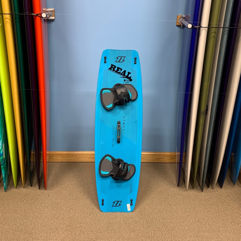 USED 2022 North Atmos Hybrid Kiteboard-144cm w/Straps-Aqua