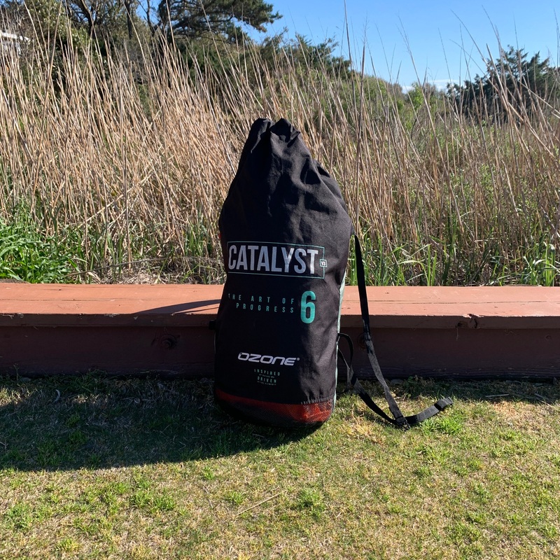 USED Ozone Alpha V2 Kite-8m-Orange/White