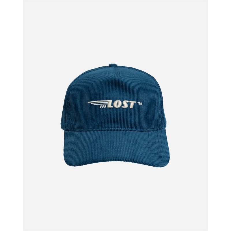 Lost Winged Corduroy Hat-Atlantic Blue
