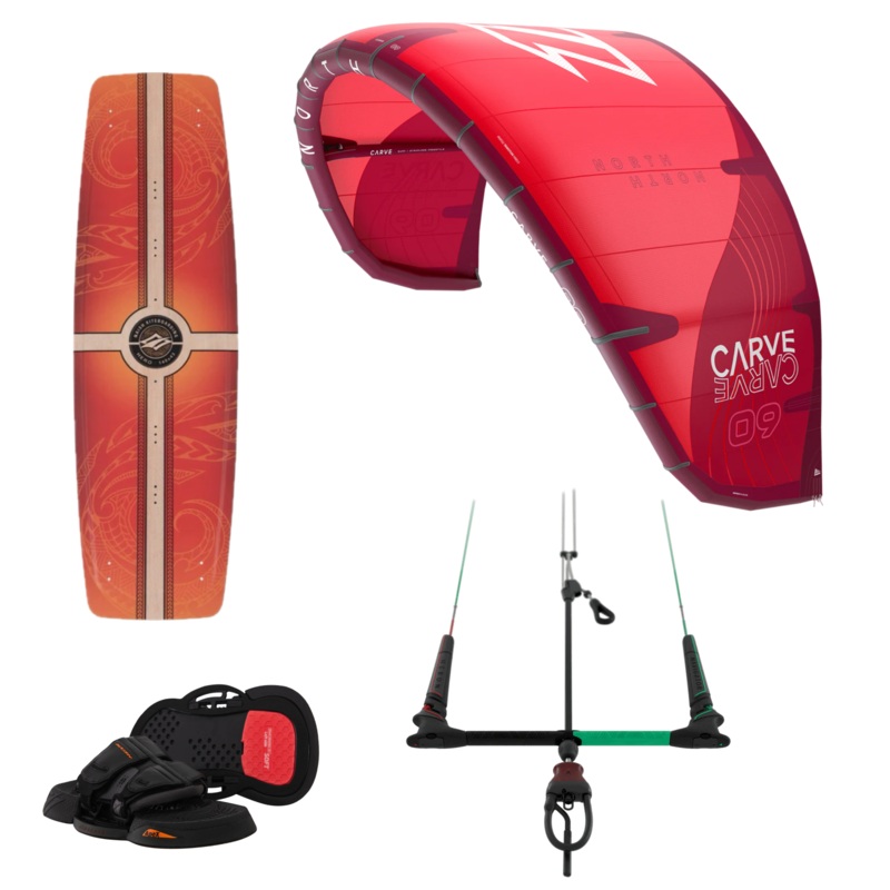 North Carve 11m Kite Package w/ Naish Hero & Naviagator Bar