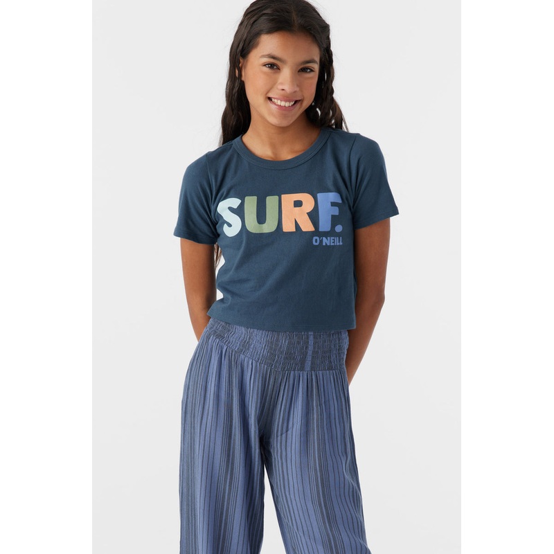 O’Neill Girls Surf It Tee-Slate