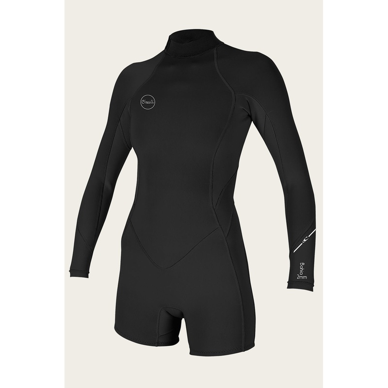 O’Neill Women’s Bahia 2/1mm BZ L/S Springsuit-Blk/Blk/Blk