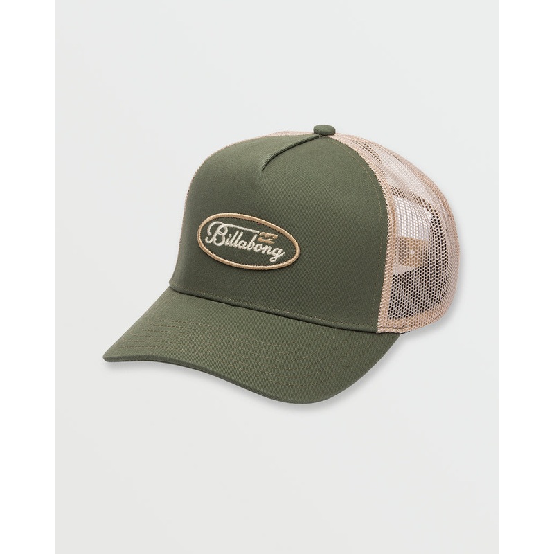 Billabong Bad Dog Trucker Hat-Military