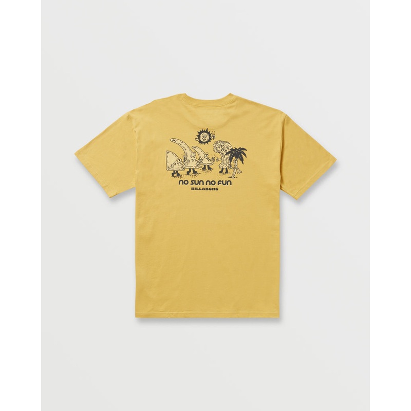 Billabong Sun Fun Regular Tee-Vintage Gold
