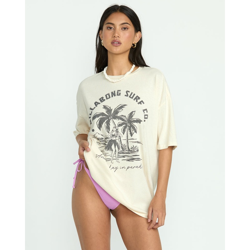 Billabong This Is Tropical Tee-Whitecap