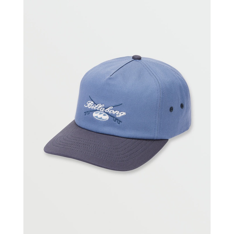 Billabong Throwback Snapback Hat-Carolina Blue