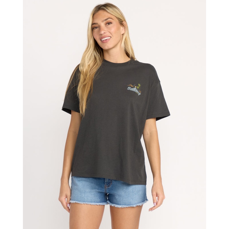 Billabong What A Vibe Tee-Off Black