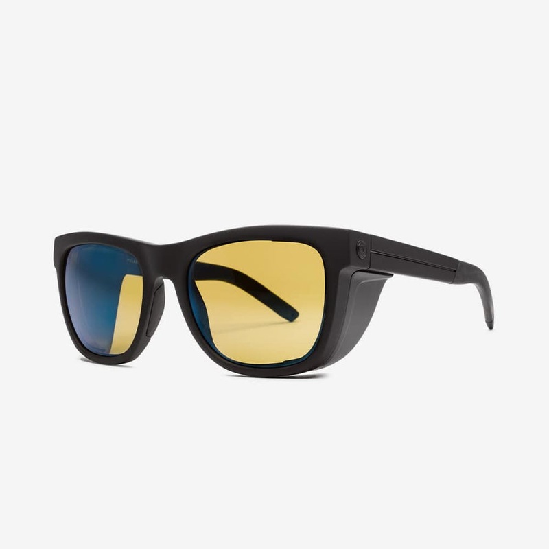Electric 12 Sunglasses-Matte Black/HT Yellow Polar Pro