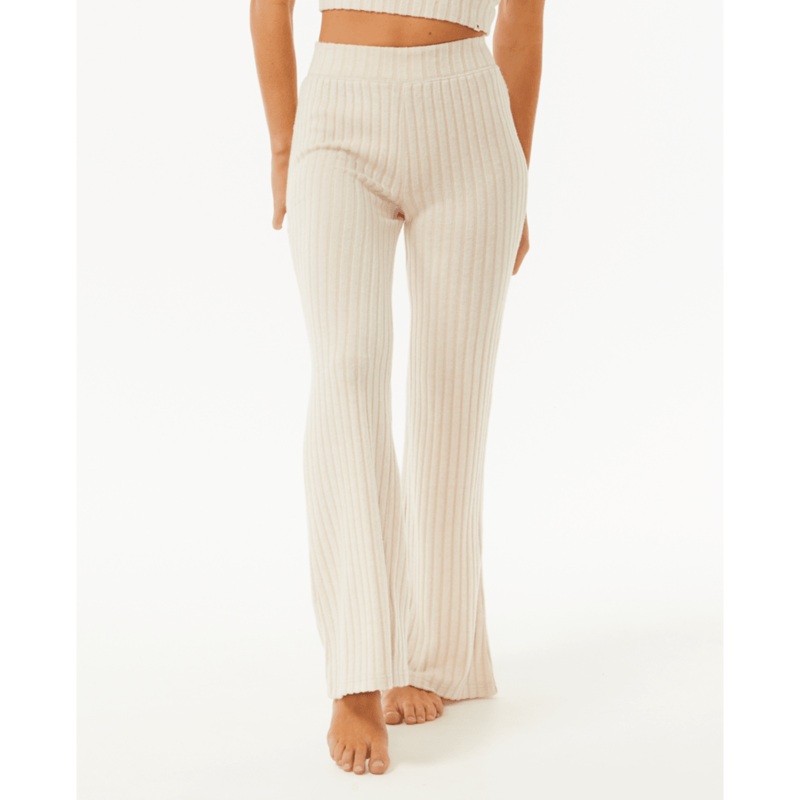 Rip Curl Cosy Flare Pants-Oatmeal Marle