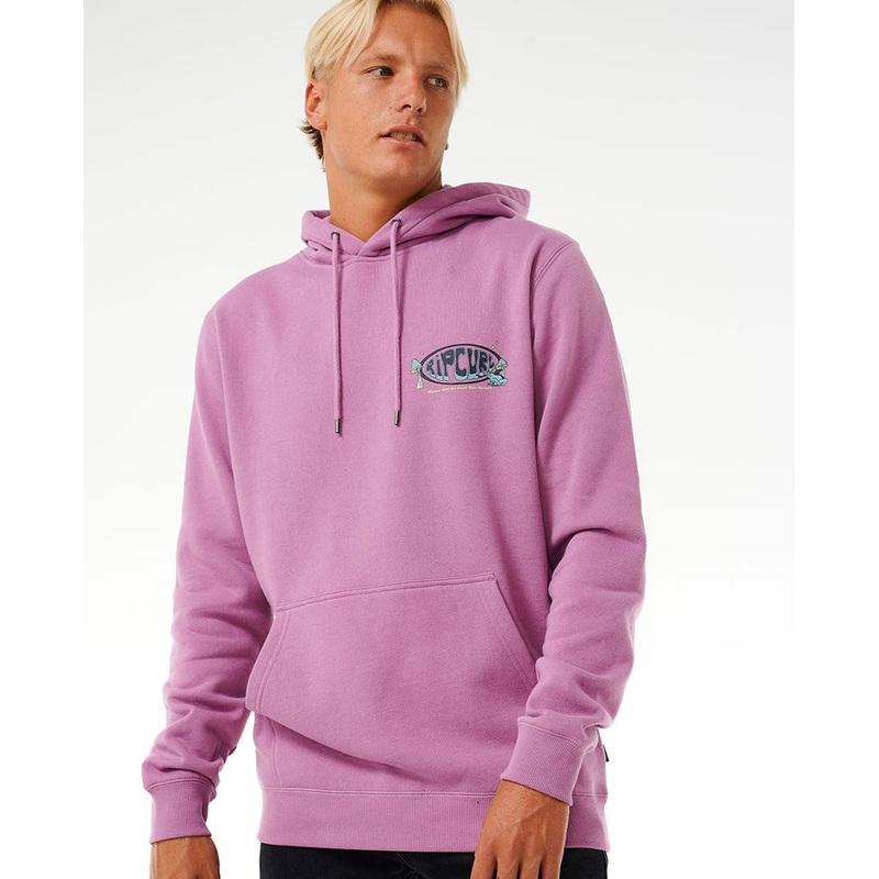 Rip Curl Mason Pipeliner Hooded Sweatshirt-Dusty Purple