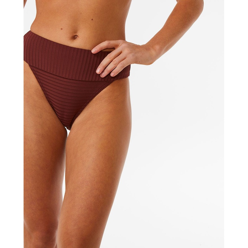 Rip Curl Premium Surf High Cheeky Bottom-Plum