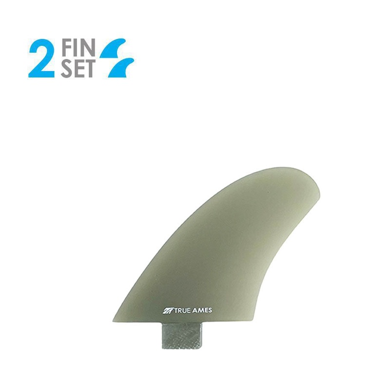 True Ames Canards FCS Fiberglass Fin Set-Smoke