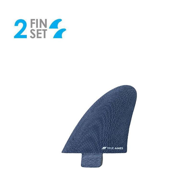 True Ames Valaric Canards FCS Fiberglass Fin Set-Black