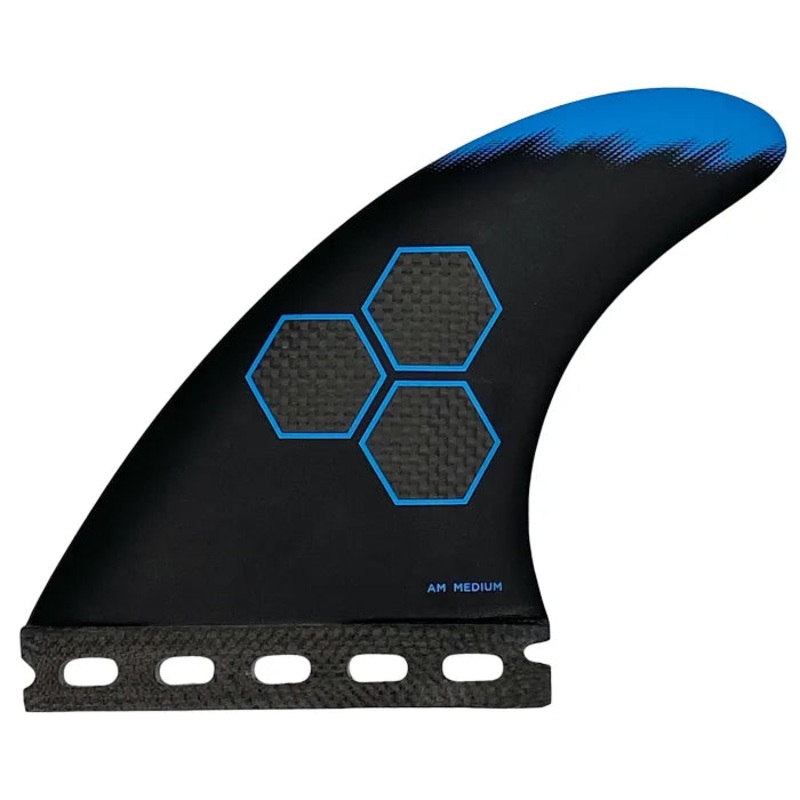 Channel Islands Tech 2 Tri/Quad Fin Set-Blue-Medium