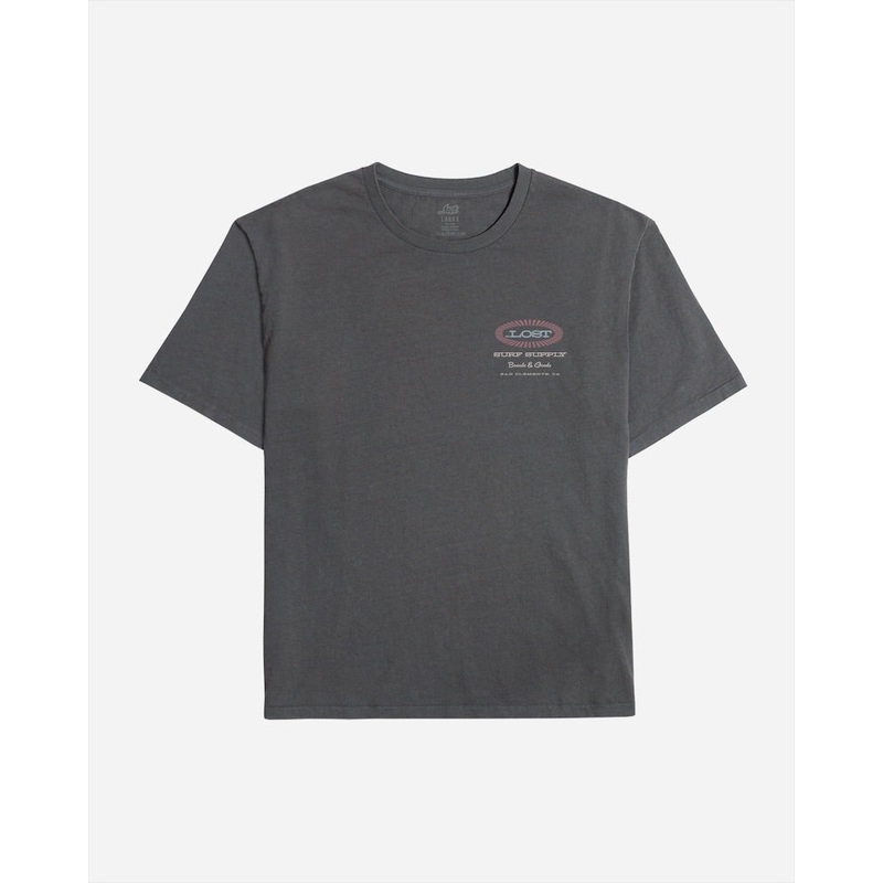Lost Surf Supply Boxy Tee-Vintage Black