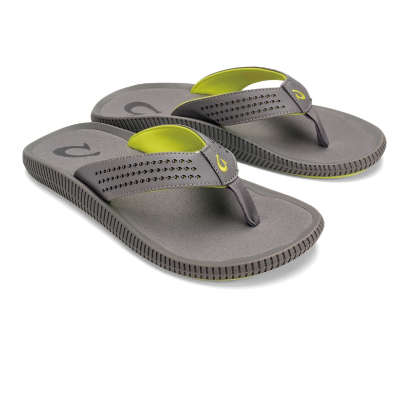 Olukai Ulele Sandal-Graphite/Graphite