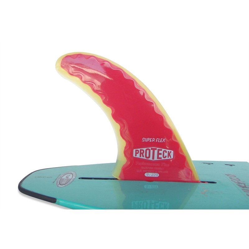 Proteck Super Flex Safety Single Fin-Red-7.0″