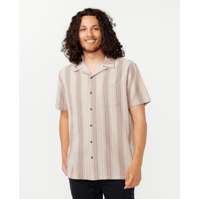 Rip Curl Check Mate S/S Shirt-Bone