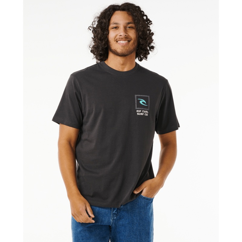 Rip Curl Dawny Tee-Washed Black