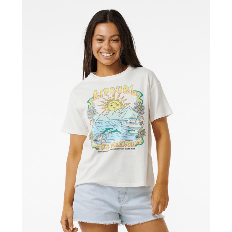 Rip Curl Wave Dancer Relaxed Tee-Bone