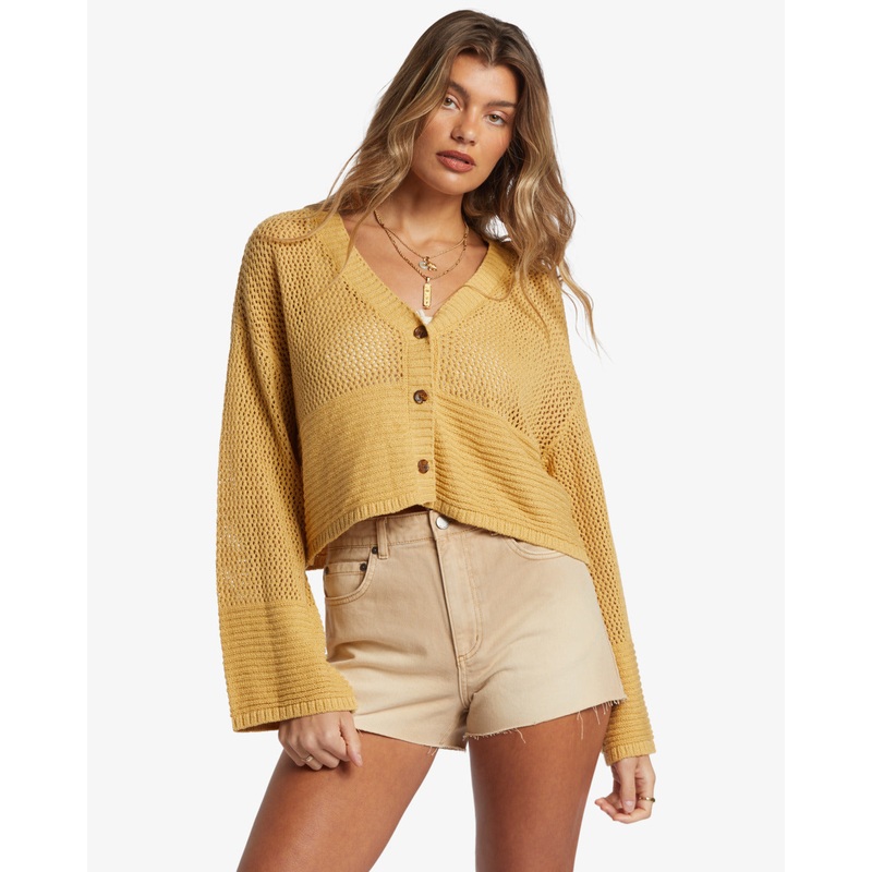 Billabong Tavi Cardigan Sweater-Hemp 2