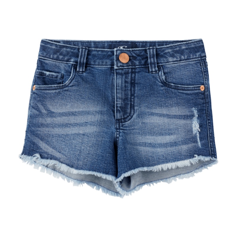 O’Neill Girls Aiden Shorts-Blue Grass Wash