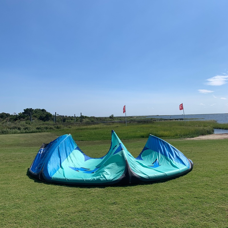 USED Naish S25 Pivot Kite-12m-Deep Blue/Blue/Pacific Blue