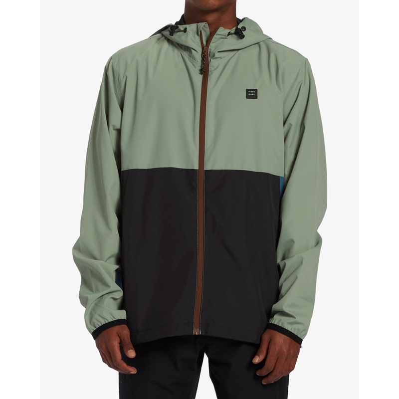 Billabong Transport Windbreaker Jacket-Sage