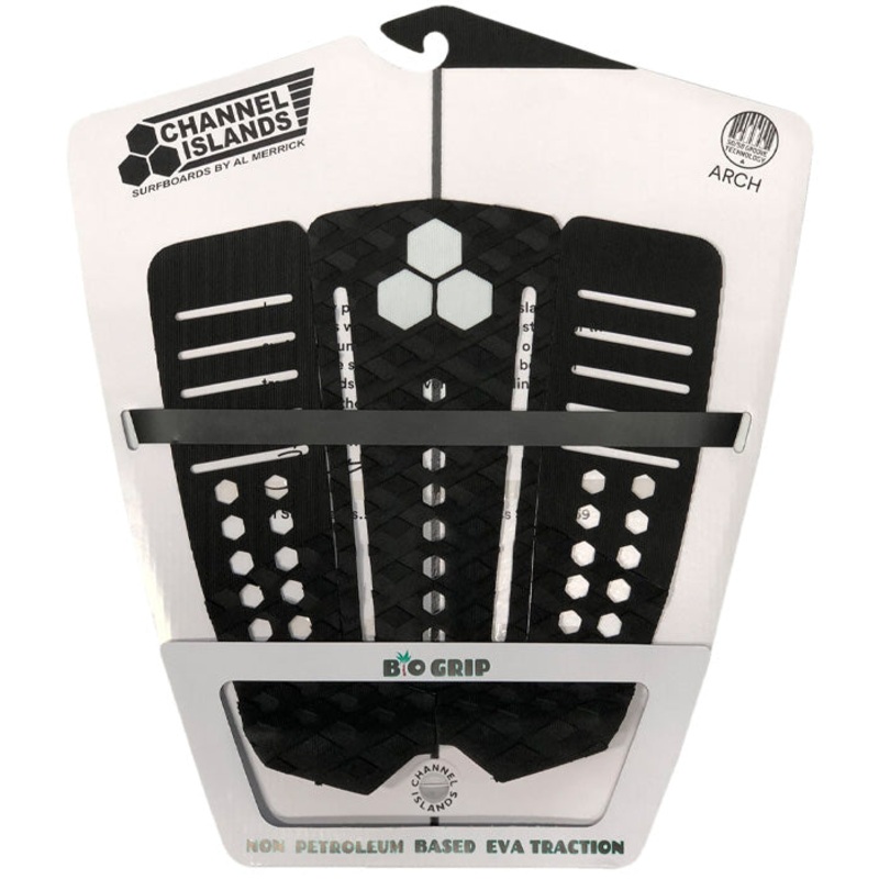 Channel Islands 50 / 50 Arch Traction Pad-Black