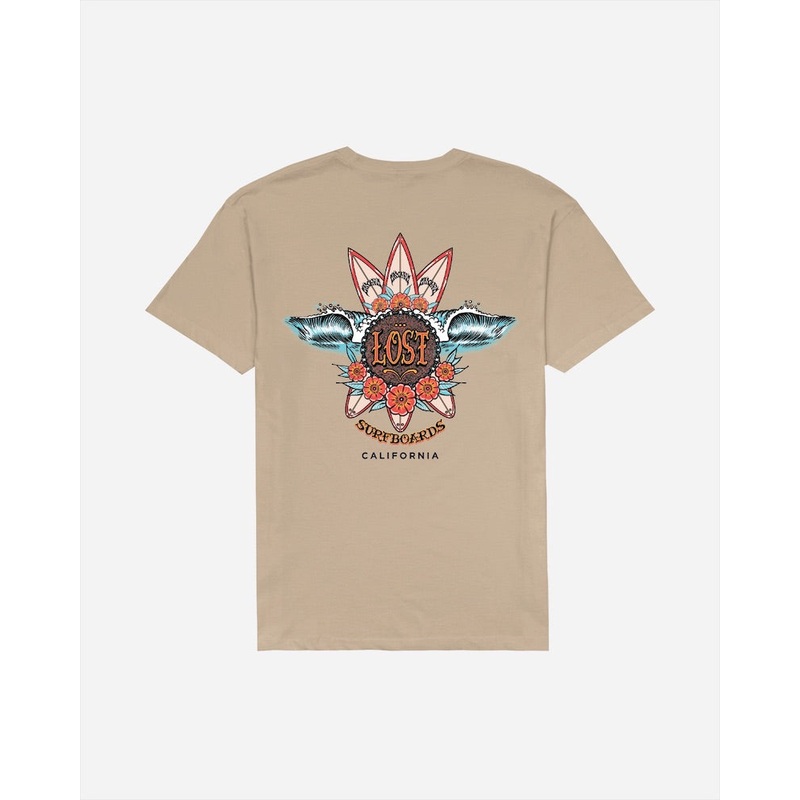 Lost Wave Addict Tee-Sand