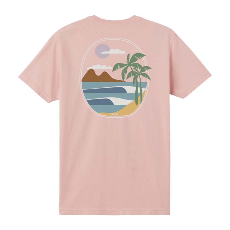 O’Neill OG Four Bobs Tee-Lt Rose