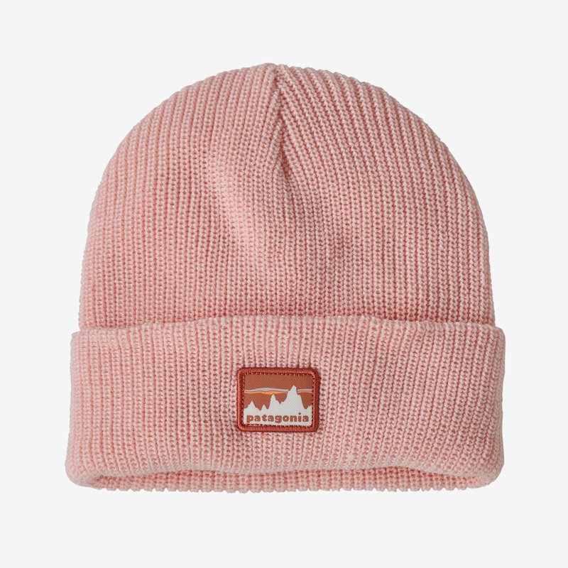 Patagonia K’s Logo Beanie-73 Skyline: Mallow Pink