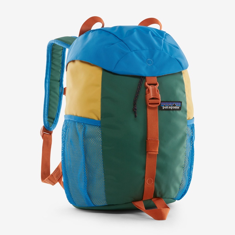 Patagonia K’s Refugito Day 12L Backpack-Patchwork: Conifer Green
