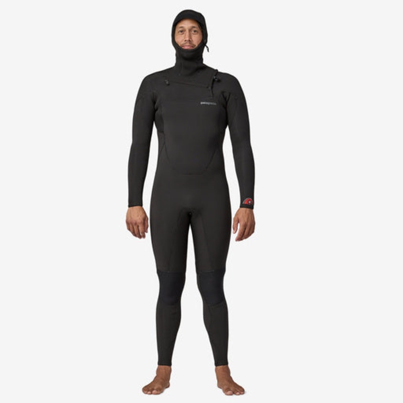 Patagonia M’s R4 Regulator FZ Hooded Wetsuit-Black