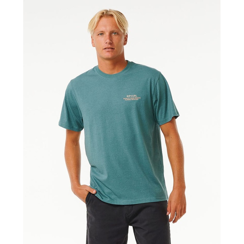 Rip Curl Ezzy Embroid Tee-Bluestone Marle