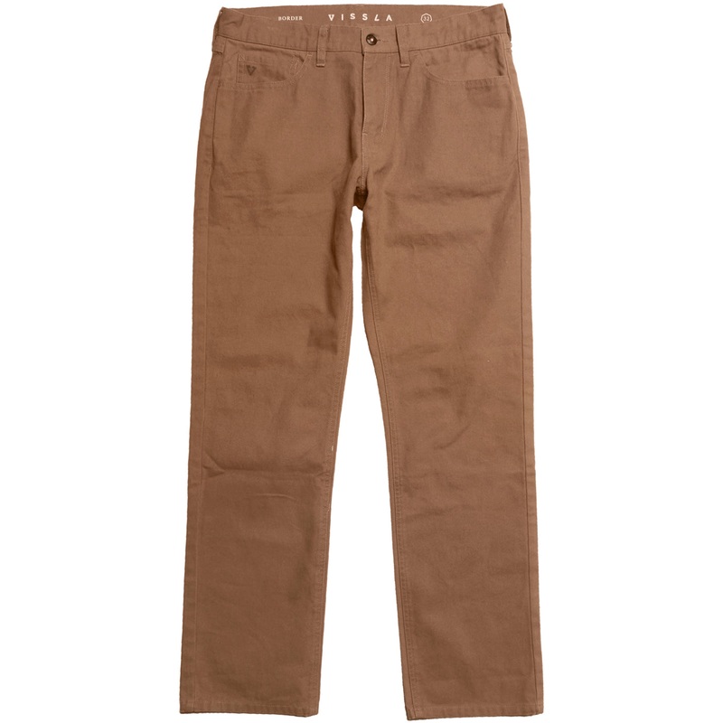 Vissla Border Canvas Pants-Kangaroo