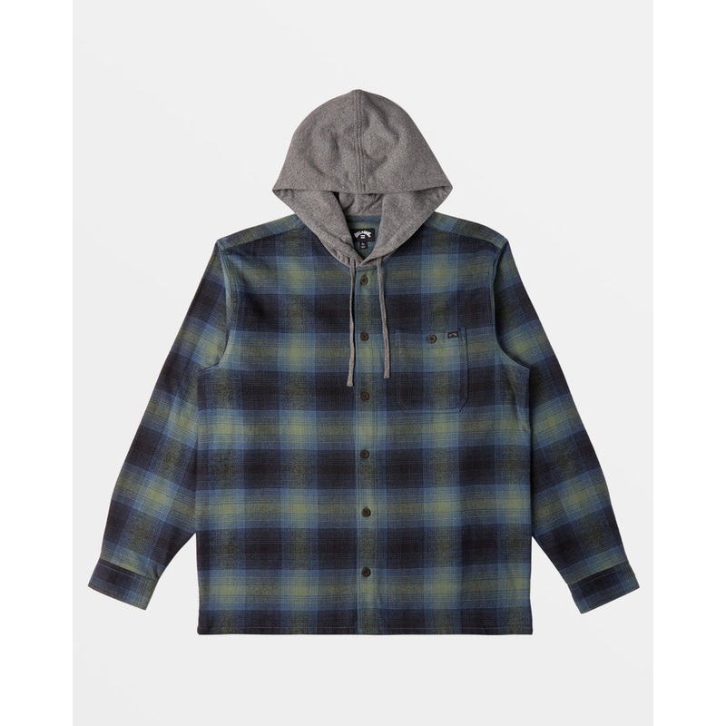 Billabong Baja Flannel L/S Shirt-Fern