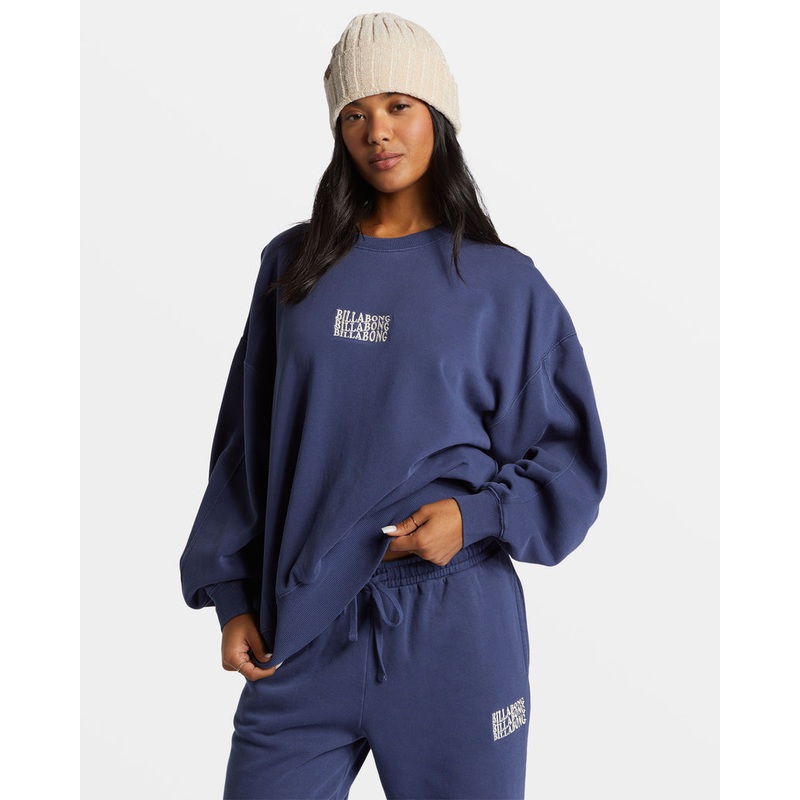 Billabong Palmin Kendal Crew Sweatshirt-I Sea Indigo
