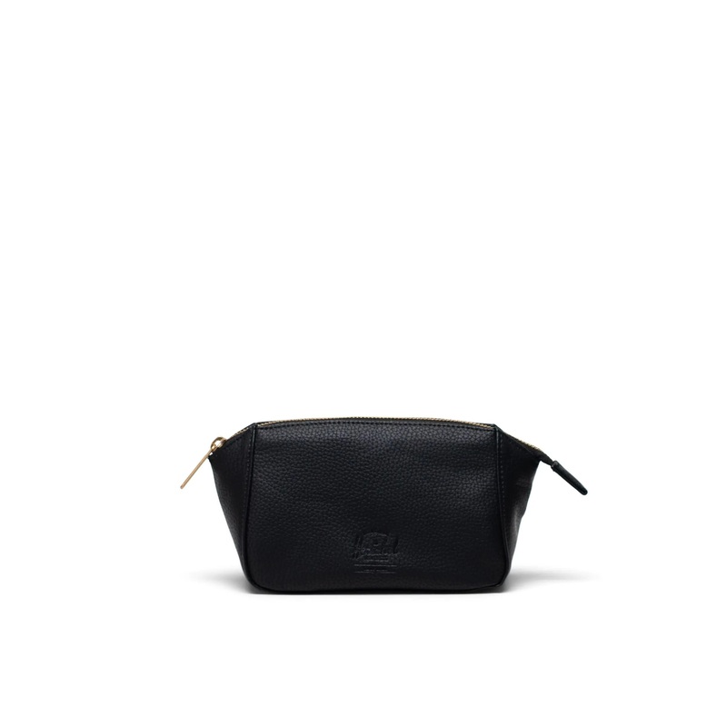 Herschel Milan Small Toiletry Vegan Leather Bag-Black