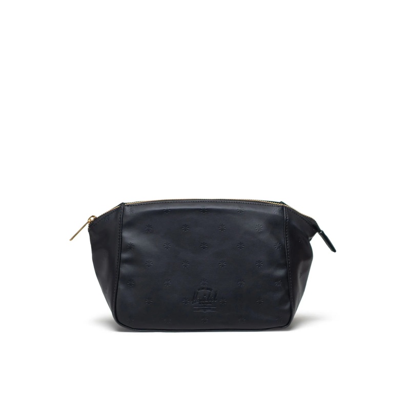 Herschel Milan Toiletry Vegan Leather Bag-Black