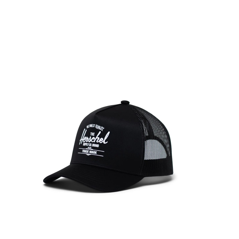 Herschel Whaler Tall Mesh Hat-Black