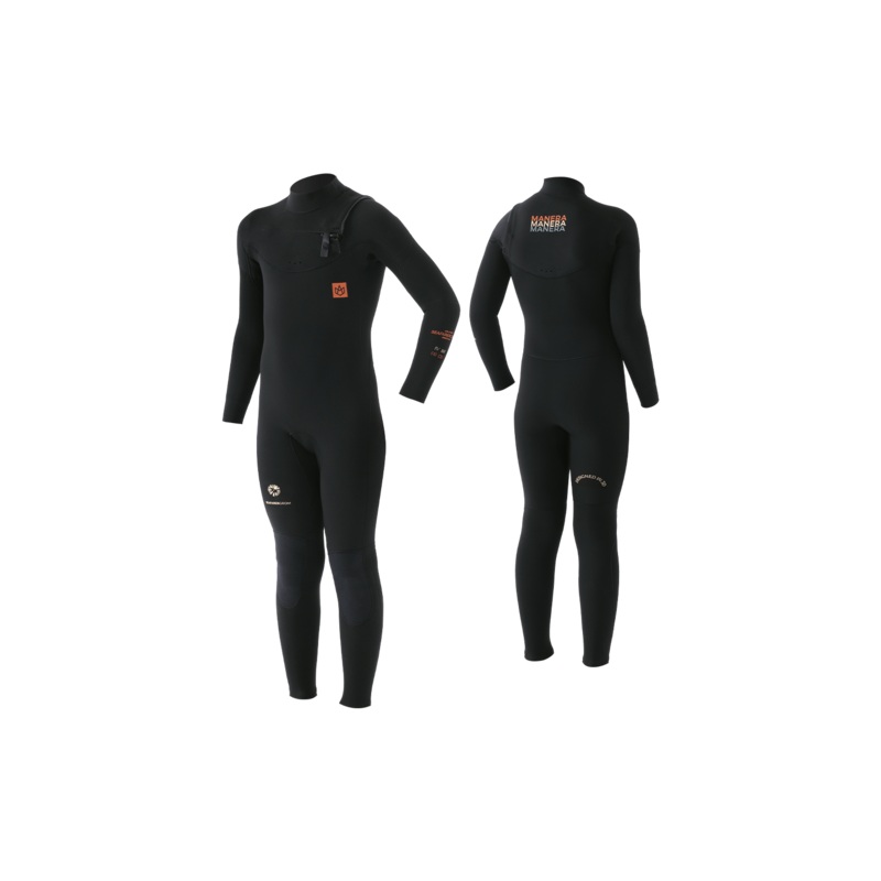 Manera Seafarer Groms 4/3 FZ Wetsuit-Black