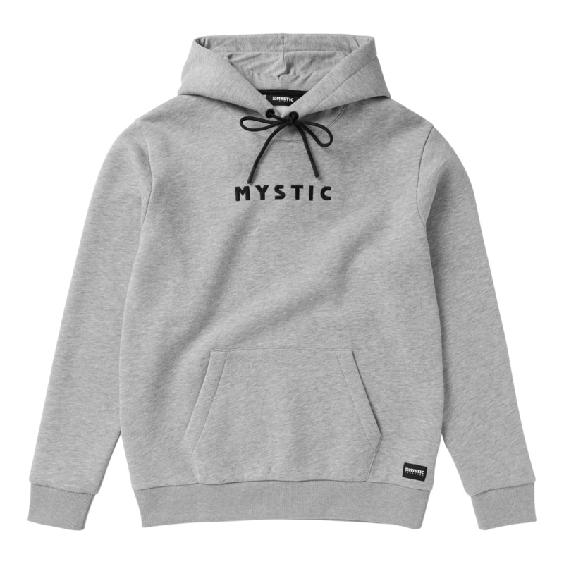 Mystic Icon Hooded Sweatshirt-Light Grey Melee