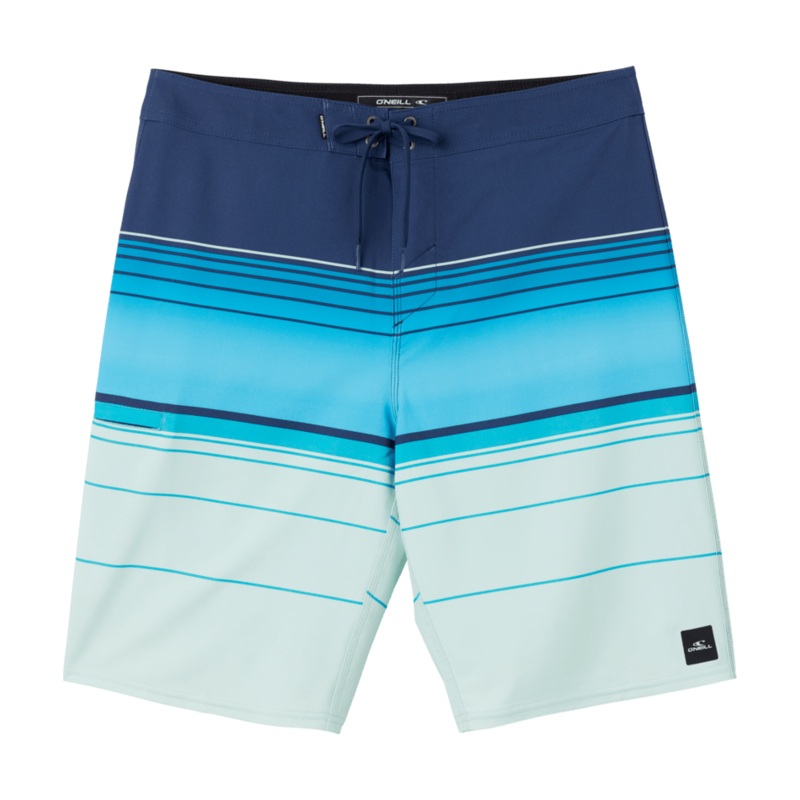 O’Neill Hyperfreak Heat Stripe 21 Boardshorts-Navy
