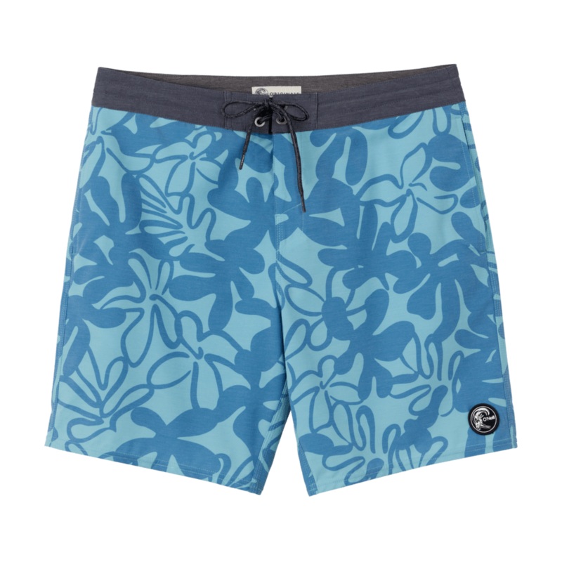 O’Neill OG Print Cruzer 18 Boardshorts-Scrub Blue