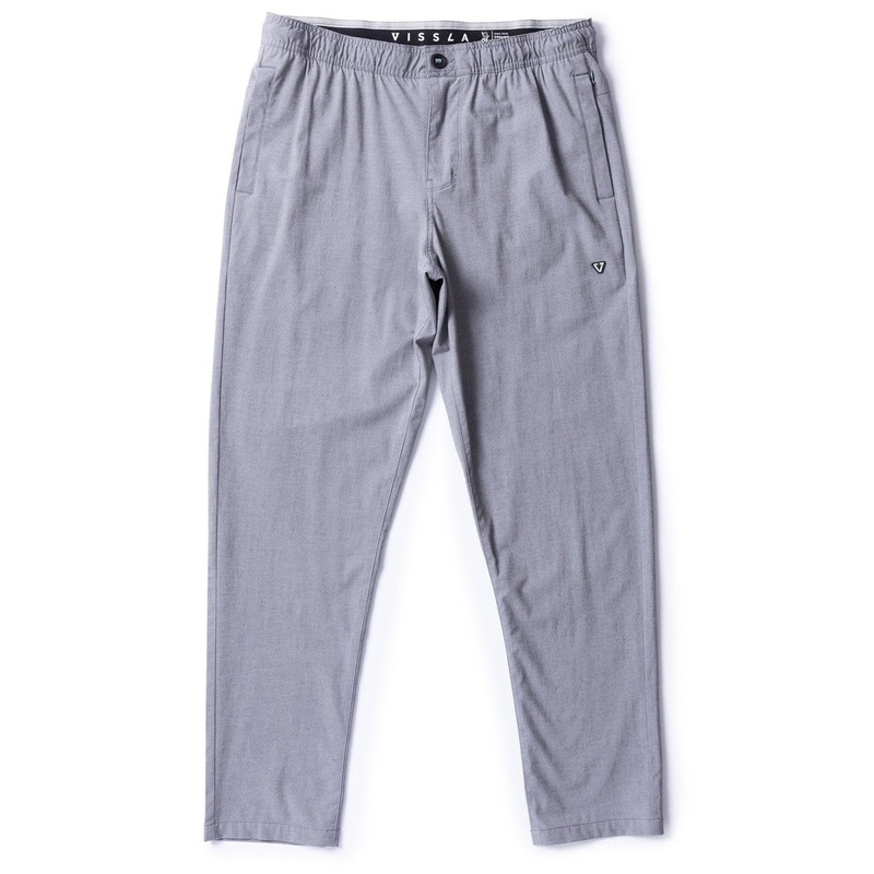 Vissla Alto Eco Elastic Pants-Dark Grey