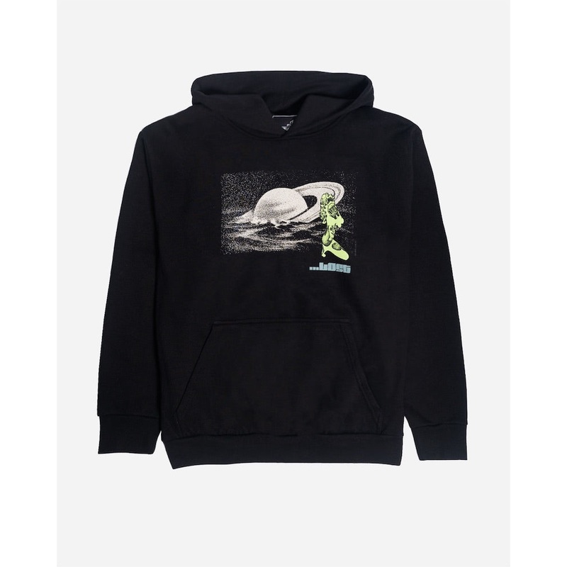 Lost Off World Heavy Hooded Sweatshirt-Black