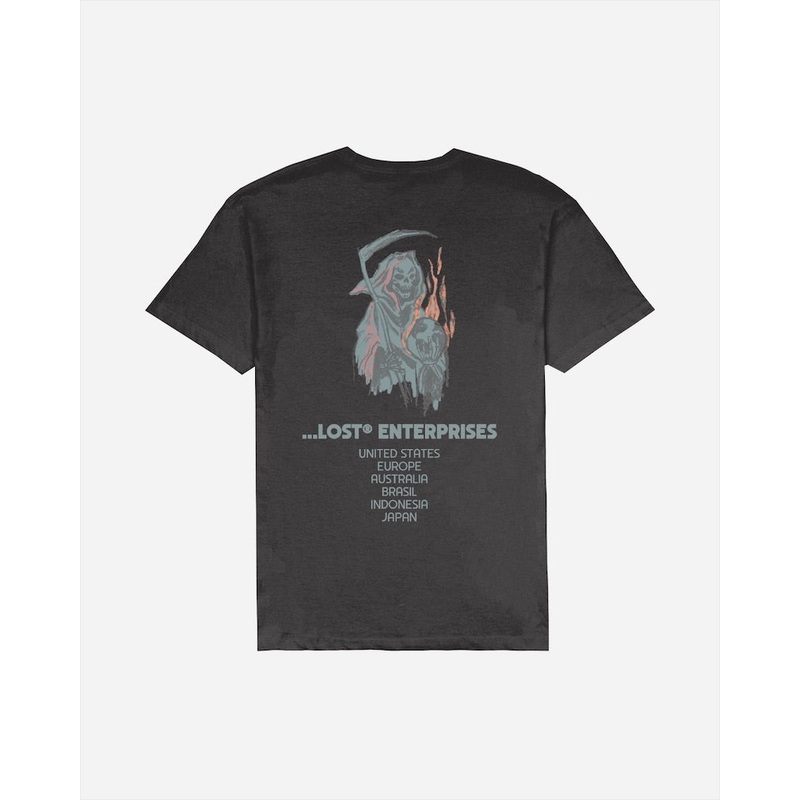 Lost Vagrant Vintage Dye Tee-Vintage Black