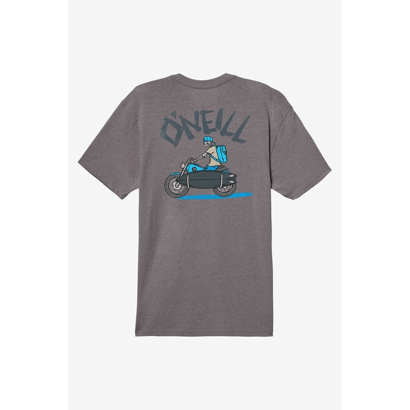 O’Neill Bones Jones Tee-Heather Grey