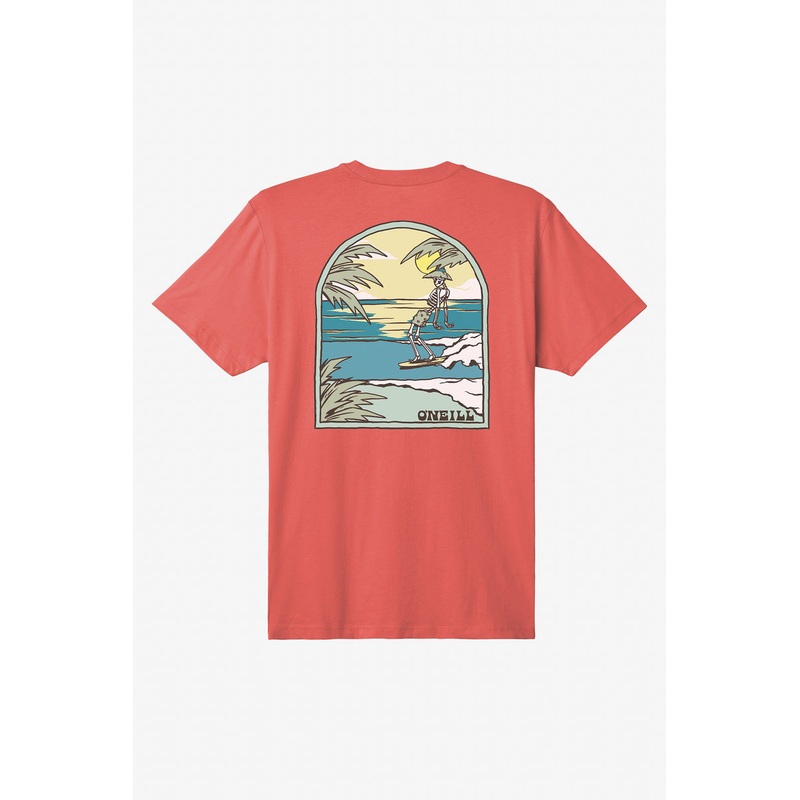 O’Neill Chill Bones Tee-Hot Red